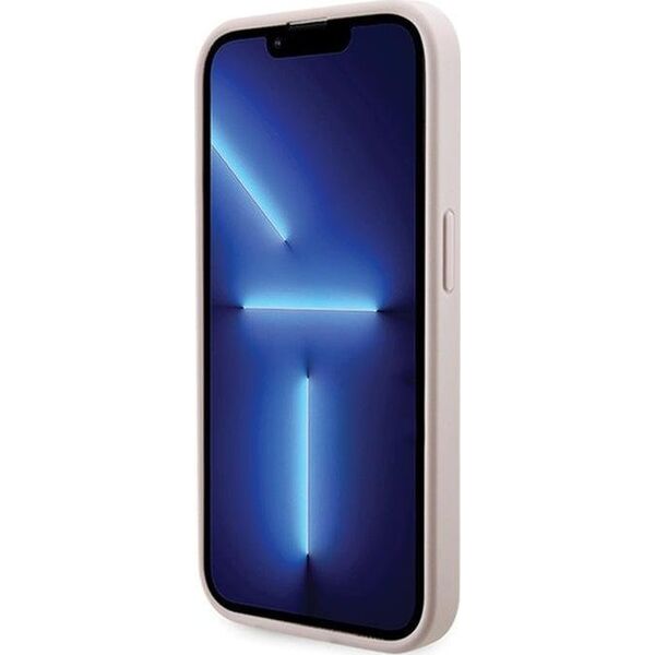 Guess Guess 4G Printed Stripes MagSafe - Etui iPhone 15 Pro (różowy)
