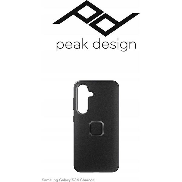 Peak Design Peak Design Mobile Etui Everyday Case Fabric Samsung Galaxy S24 - Grafitowe