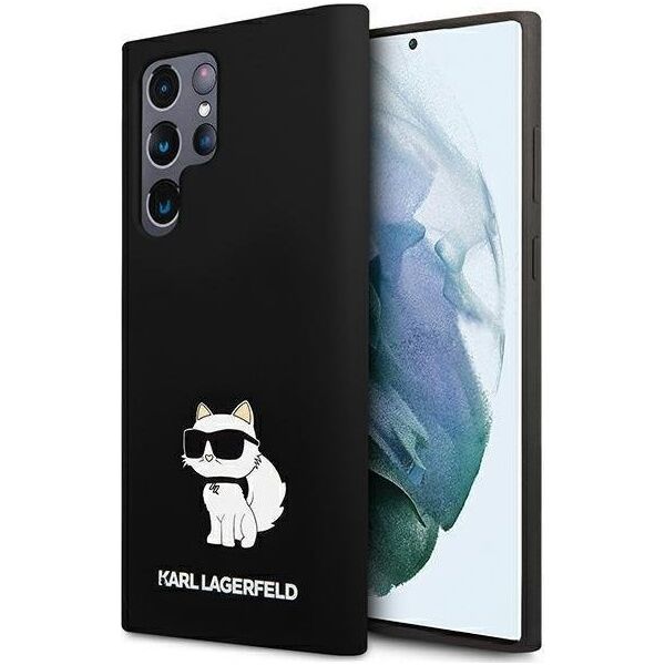 Karl Lagerfeld Karl Lagerfeld KLHCS24LSNCHBCK S24 Ultra S928 hardcase czarny/black Silicone Choupette