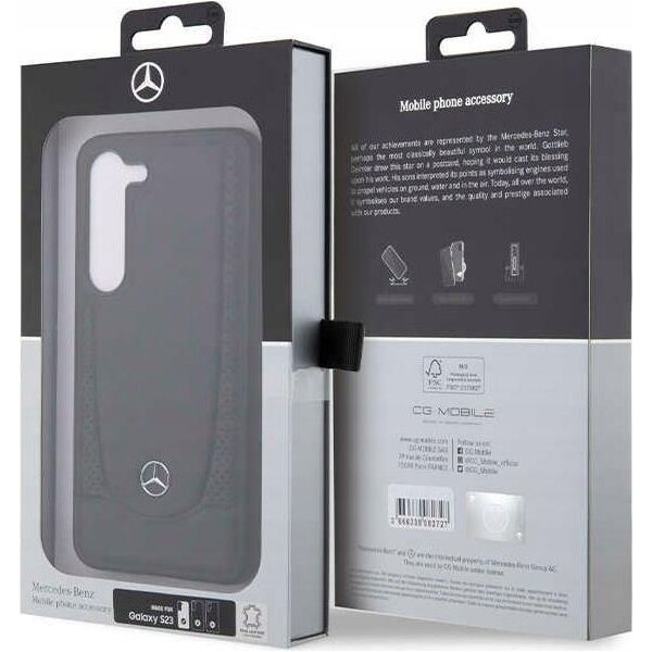 Mercedes Mercedes MEHCS23FEARMBK S23 FE S711 czarny/black hardcase Leather Urban