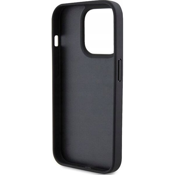 Guess Guess GUHCP15XP4EPMK iPhone 15 Pro Max 6.7" czarny/black hardcase Leather 4G Stamped
