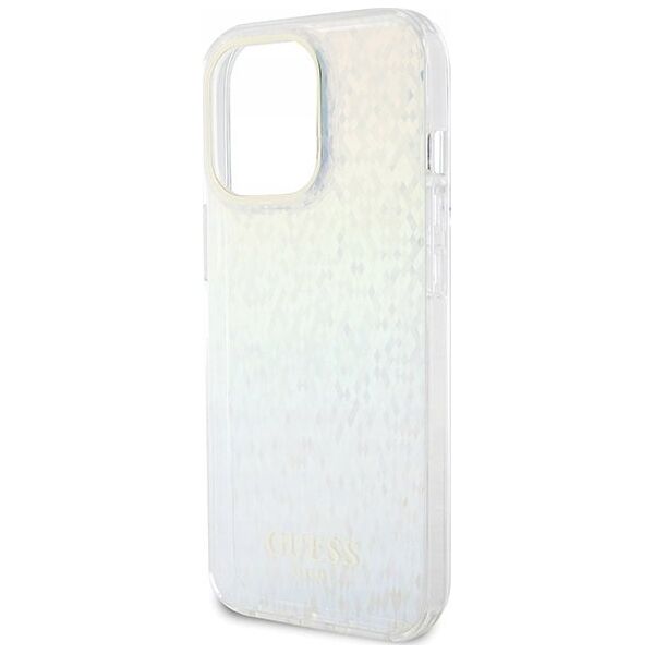 Guess Guess GUHCP15XHDECMI iPhone 15 Pro Max 6.7" wielokolorowy hardcase IML Faceted Mirror Disco Iridescent
