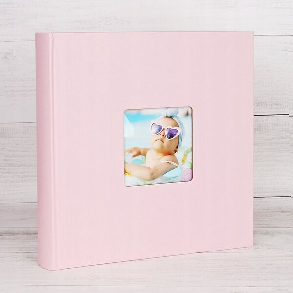 Sourcing Album WALTHER FA-208-BR Fun rose 30x30/100 pages, white pages | corners/splits | book bound | photo in cover