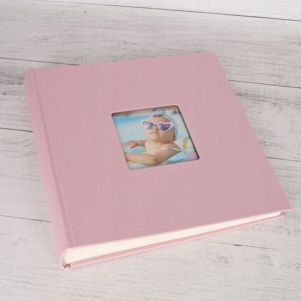 Sourcing Album WALTHER FA-208-BR Fun rose 30x30/100 pages, white pages | corners/splits | book bound | photo in cover