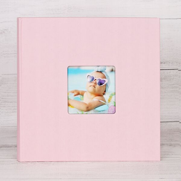 Sourcing Album WALTHER FA-208-BR Fun rose 30x30/100 pages, white pages | corners/splits | book bound | photo in cover