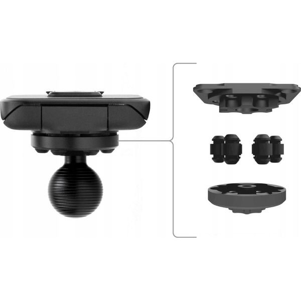 Peak Design Peak Design Mobile 20mm Ball Adapter Locking - 20mm Adapter Kulowy  z mocowaniem SlimLink - Czarny