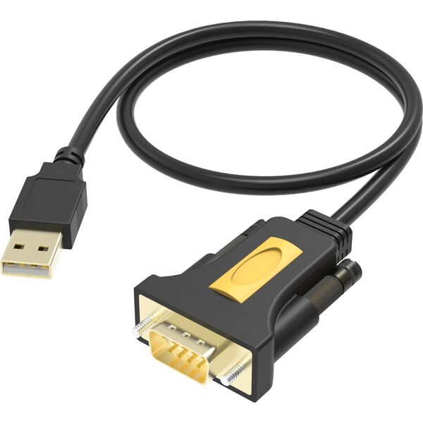 Adapter USB Vision VISION Professional installationstauglicher Adapter USB-A zu Serial RS-232 - 30 JAHRE GARANTIE - funktioniert mit Mac und PC - im Standard-COM-Port installiert - 480 Mbit/s - Spannung bis 5 V - unterstutzt alle Datensignale - USB-A 2.0
