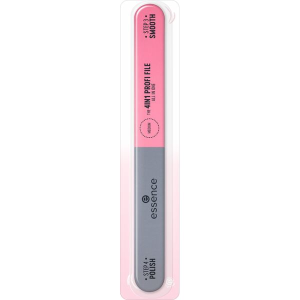 Essence Essence THE 4IN1 PROFI FILE, Nail file, Grey, Pink, Blister, 1 pc(s)