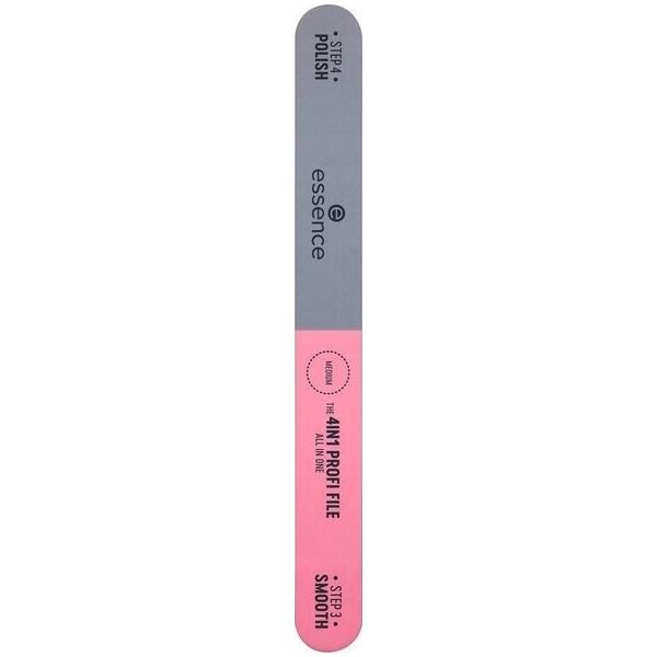 Essence Essence THE 4IN1 PROFI FILE, Nail file, Grey, Pink, Blister, 1 pc(s)