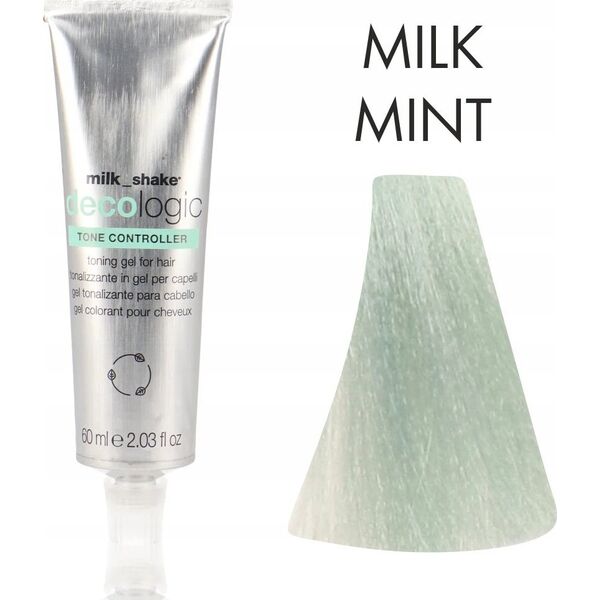Milk Shake Milk Shake, Decologic Tone Controller, Silk Proteins, Hair Colouring Cream Toner,  Milk Mint, For Lightened Hair, 60 ml For Women