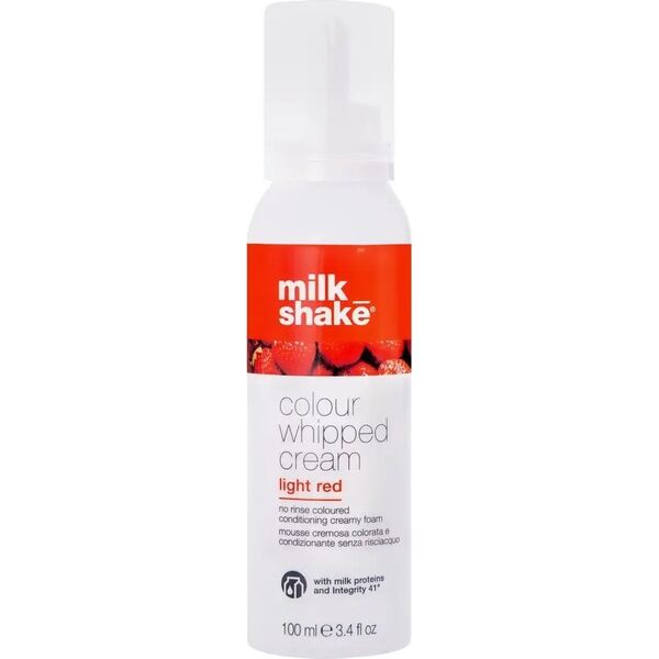 Milk Shake Milk Shake, Colour Whipped Cream, Organic Fruit Extracts, Hair Colour Leave-In Mousse,  Light Red, 100 ml For Women