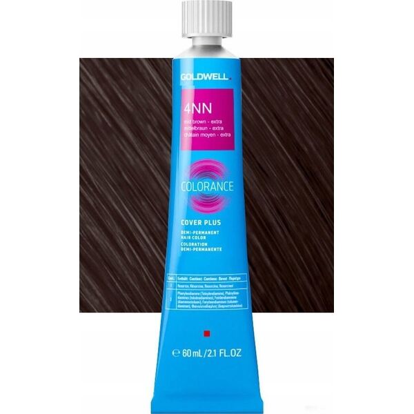 Goldwell Goldwell, Colorance, Demi-Permanent Hair Dye, 4NN Intense Medium Brown, 60 ml For Women