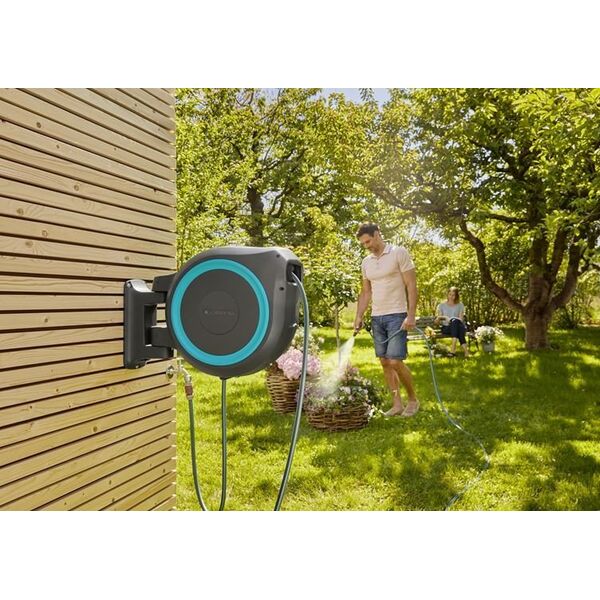 Gardena Gardena PowerRoll XXL P4A 18645-20 wall-mounted hose reel with battery