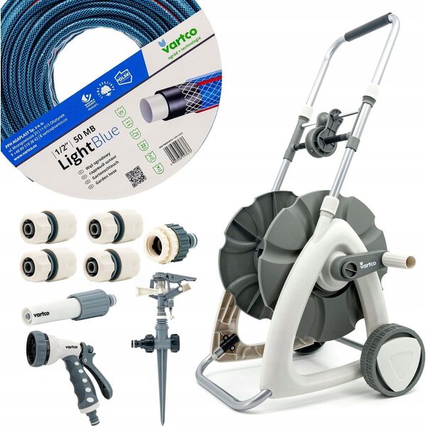 Vartco Garden hose trolley without hose 1/2" 45m Vartco LIGHT Line LL01-018