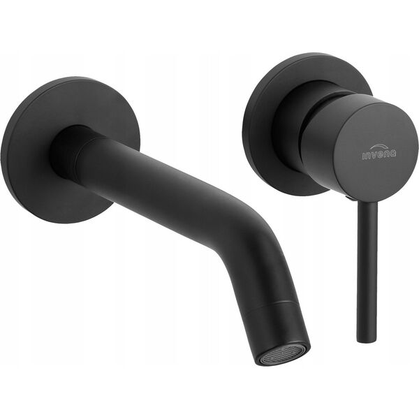 Bateria umywalkowa Sourcing IN-WALL WASHBASIN MIXER DAFNI. BLACK