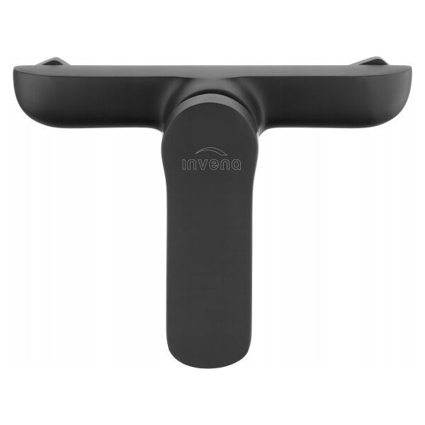 Bateria prysznicowa Invena Invena bateria natryskowa Siros czarna BN-90-004