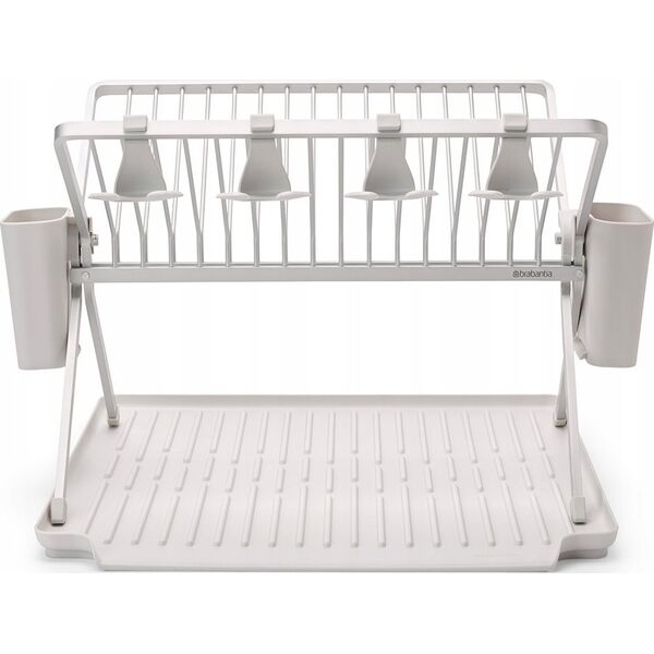 Brabantia Brabantia Foldable Dish Drying Rack Large Dark Light Grey