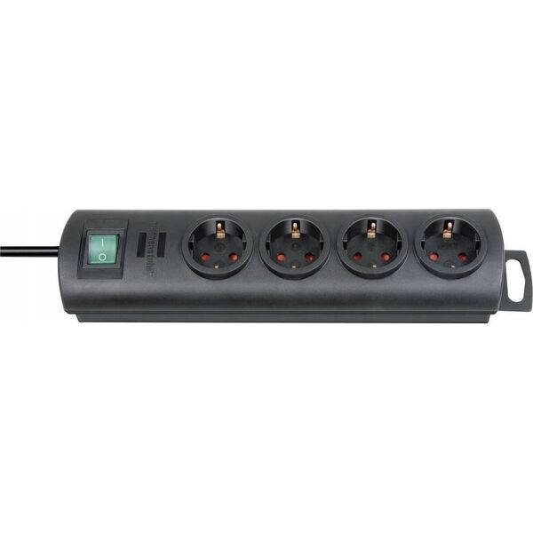 Brennenstuhl Brennenstuhl PRIMERA-LINE 4 fold black 1,5m