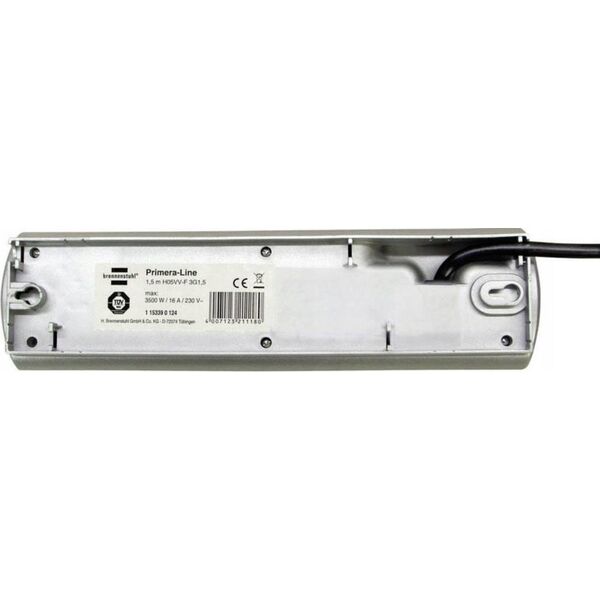 Brennenstuhl Brennenstuhl PRIMERA-LINE 4 fold black 1,5m