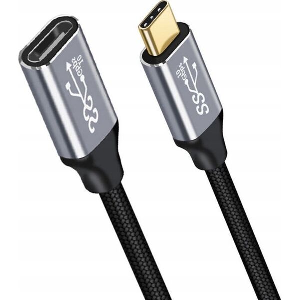 Kabel USB MicroConnect USB-C - USB-C 2 m Czarny (USB3.2CC2EX)