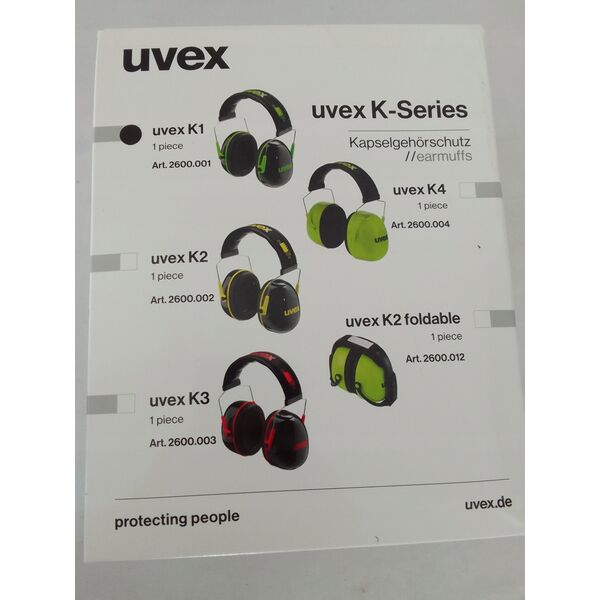 Uvex uvex capsule ear prot. K1 black/green