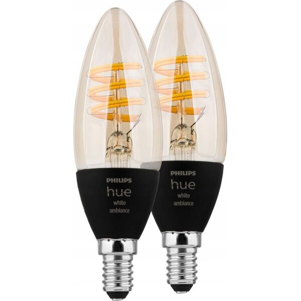 Philips Philips Hue LED Candle E14 White Ambiance 4,9W 2-Pack