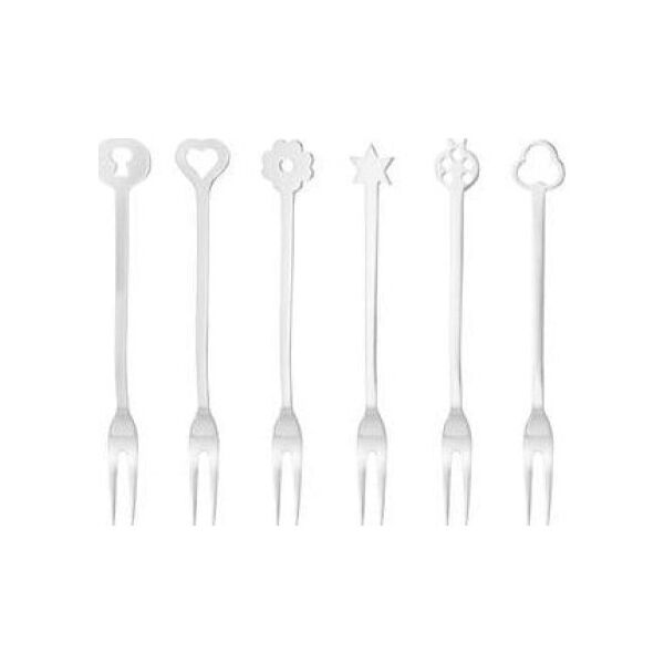 Sambonet Sambonet New Portafortuna Inox 6 Party Forks