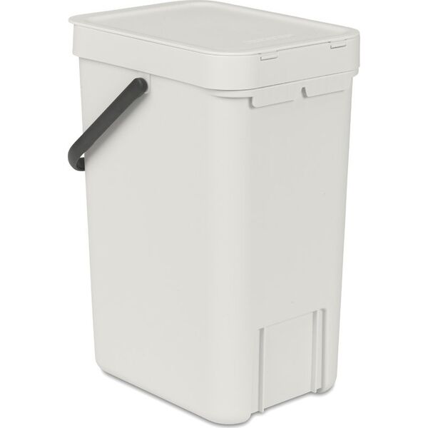 Brabantia Brabantia Sort & Go Waste Bin Light Grey 12 L