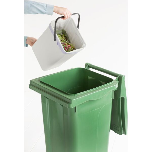 Brabantia Brabantia Sort & Go Waste Bin Light Grey 12 L
