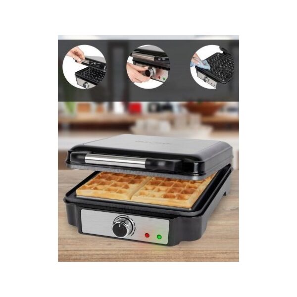 ProfiCook ProfiCook waffle maker PC-WA 1241, waffle maker (black/stainless steel)