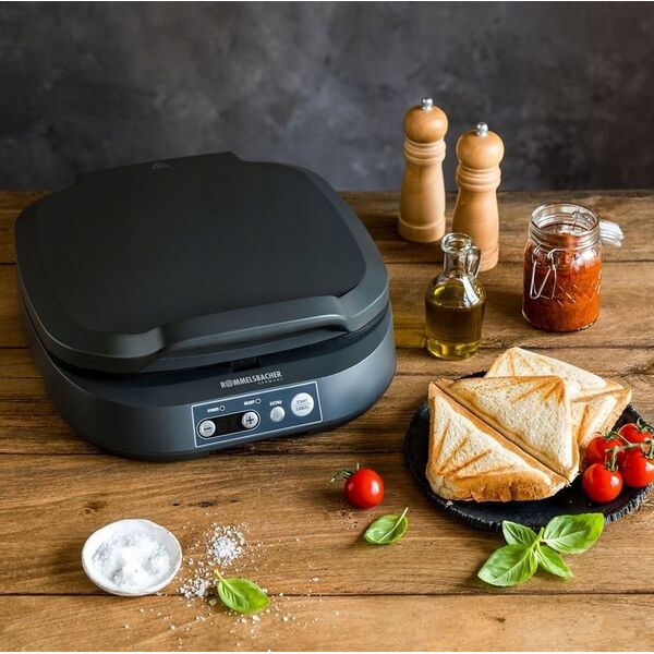 Rommelsbacher Rommelsbacher Sandwich Maker ST 1800, sandwich maker (slate)