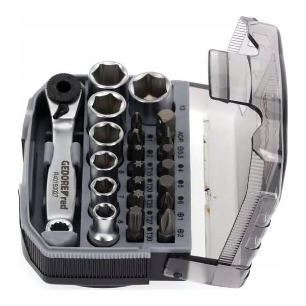 Gedore GEDORE red Socket Set 1/4 23-pieces