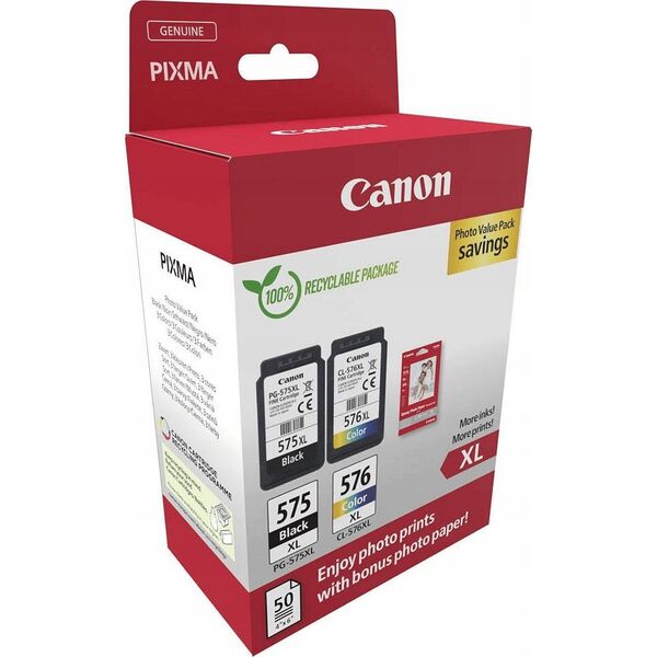 Tusz Canon Canon PG-575 XL / CL-576 XL Photo Value Pack