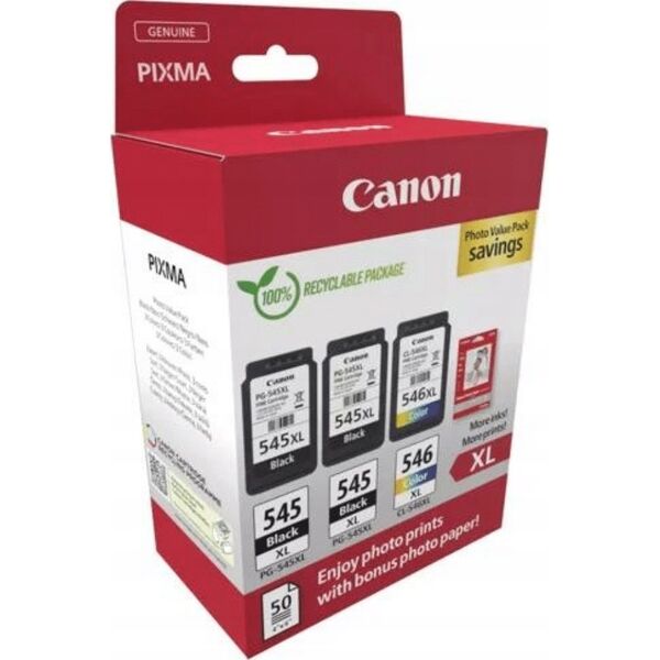 Tusz Canon Canon PG-545 XL x2 / CL-546 XL Photo Value Pack