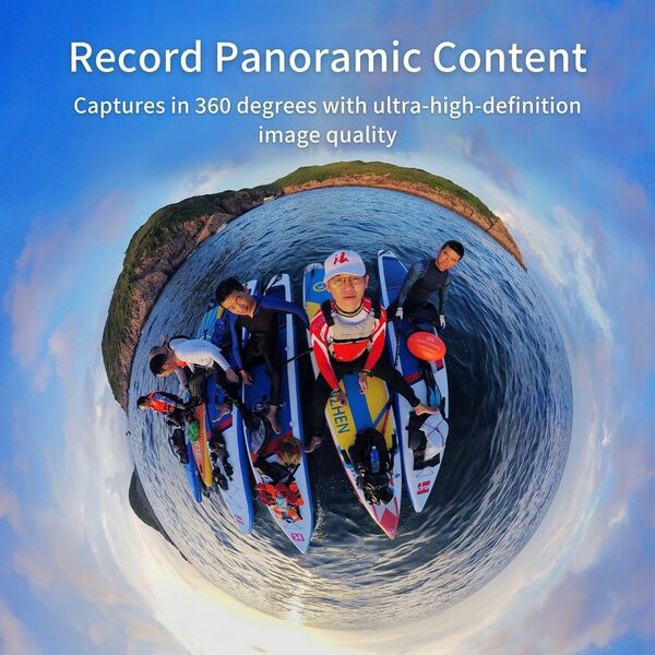 Kamera kandao Kandao QooCam 3 360° Action Camera - Motorcycle Combo