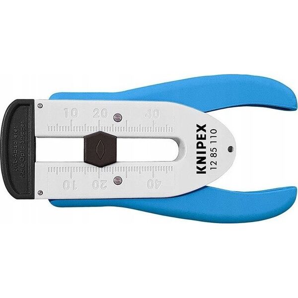 Knipex KNIPEX stripping tool 12 85 110 SB for glass fibers, stripping/dismantling tool (blue/white)
