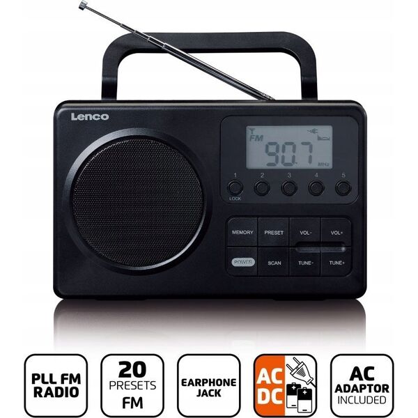 Radio Lenco Lenco MPR-035BK black