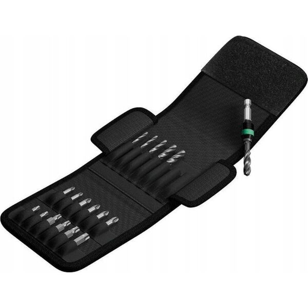 Wera Wera 848/851/867/19 metal twist drill & bit set (black, 1/4, 19 pieces)