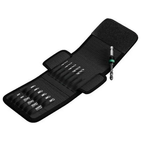 Wera Wera 848/851/867/19 metal twist drill & bit set (black, 1/4, 19 pieces)