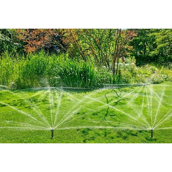 Gardena GARDENA sprinkler system pop-up sprinkler MD40 (black/gray, spray distance 2.5 to 3.5 meters)