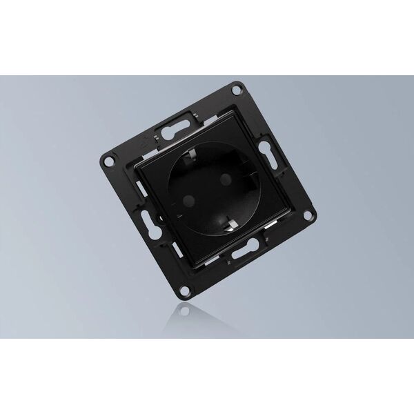 Shelly Shelly wall socket EU (black, flush-mounted)