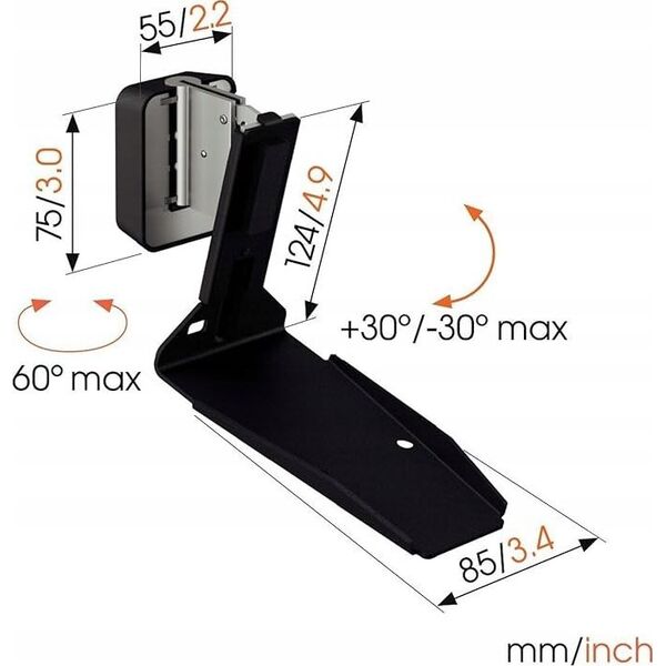 Vogels Vogels Wall Mount for Speaker Sonos Era 300 B black SWM 4131