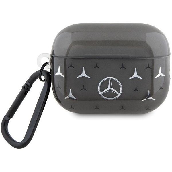 Mercedes Mercedes Large Star Pattern - Etui AirPods Pro 2 (czarny)