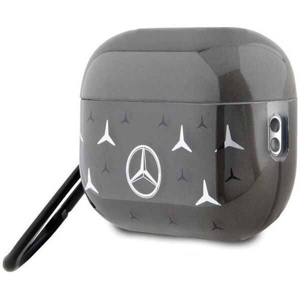 Mercedes Mercedes Large Star Pattern - Etui AirPods Pro 2 (czarny)