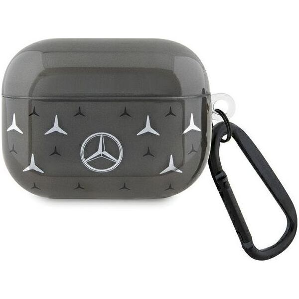 Mercedes Mercedes Large Star Pattern - Etui AirPods Pro (czarny)
