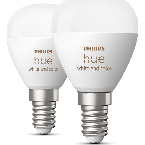 Philips Philips Hue LED Luster E14 2pack 5,1W 470lm White Color Amb. BT