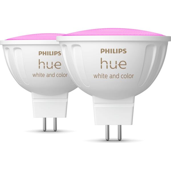 Philips Philips Hue LED Lampe MR16 2pack Set 400lm White Color Amb.