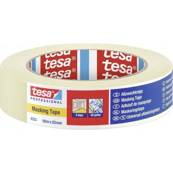 Tesa Tesa Paper Masking Tape 50mx25mm Standard beige 04323