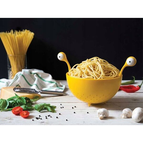 Ototo OTOTO Spaghetti Monster yellow Colander