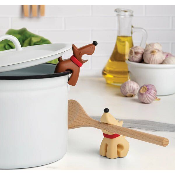 Ototo OTOTO  Buddy sandstone Beige Spoon Holder & Steam Releaser